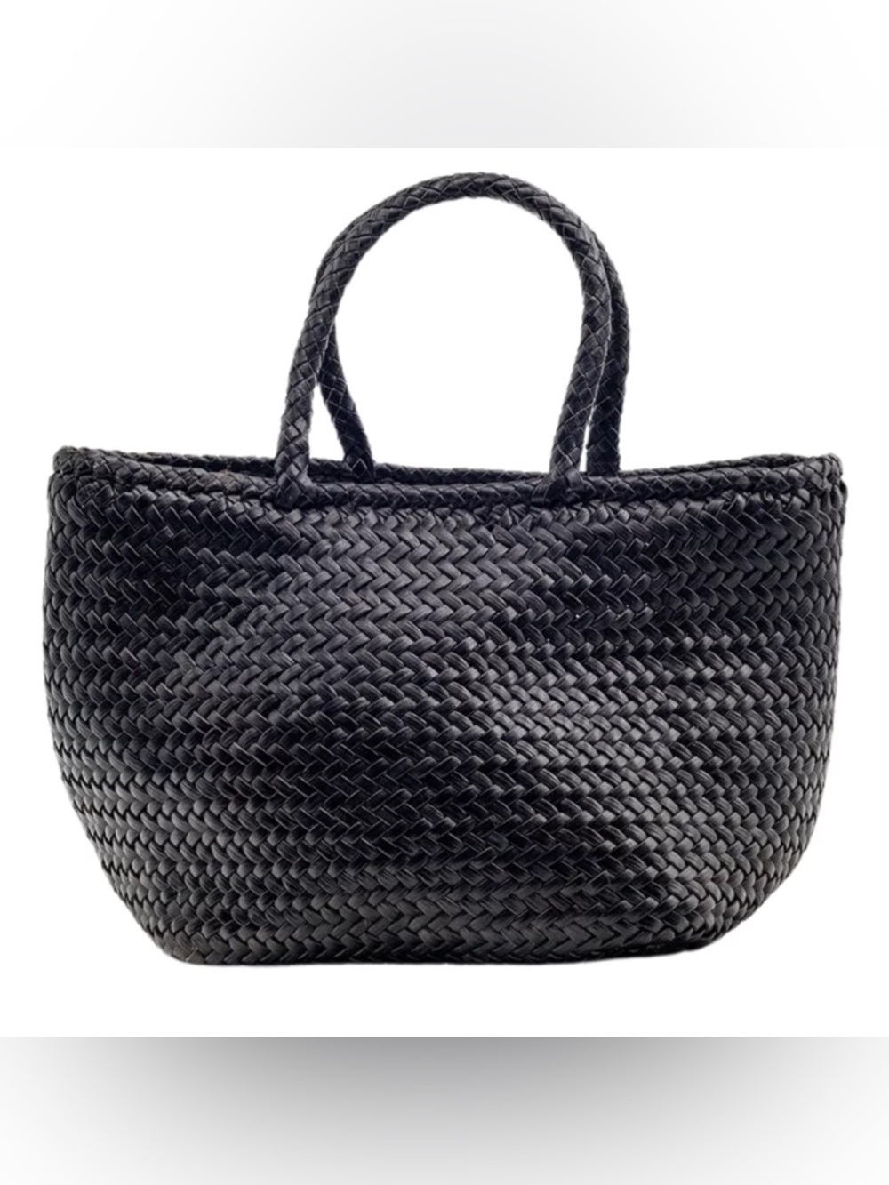 Dragon Diffusion Black Grace Basket Handbag